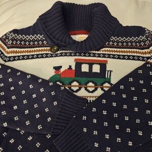 Gymboree Boys Train Sweater